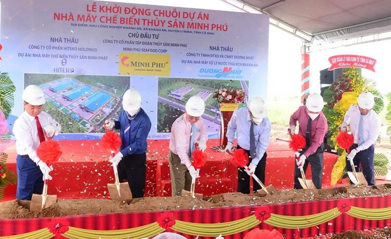 Lễ khởi công chuỗi dự án Nhà máy chế biến thủy sản Minh Phú